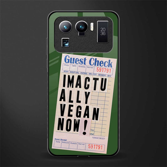 i'm vegan glass case for mi 11 ultra 5g image