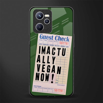 i'm vegan glass case for realme c35 image