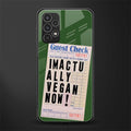 i'm vegan back phone cover | glass case for samsung galaxy a13 4g