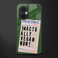 i'm vegan back phone cover | glass case for oppo f21 pro 5g