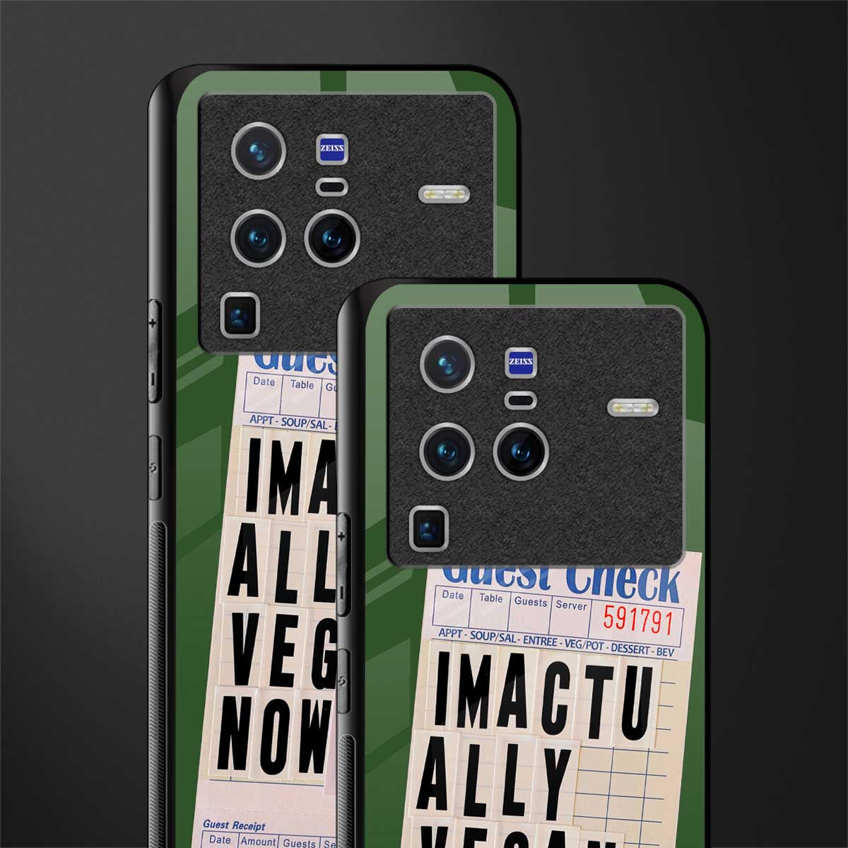 i'm vegan glass case for vivo x80 pro 5g image-2