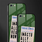 i'm vegan glass case for iphone 6 image-2