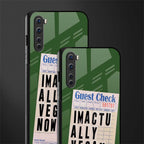 i'm vegan glass case for oneplus nord ac2001 image-2