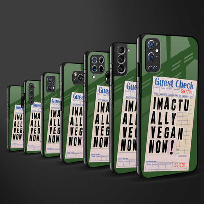 i'm vegan glass case for samsung galaxy f41 image-3