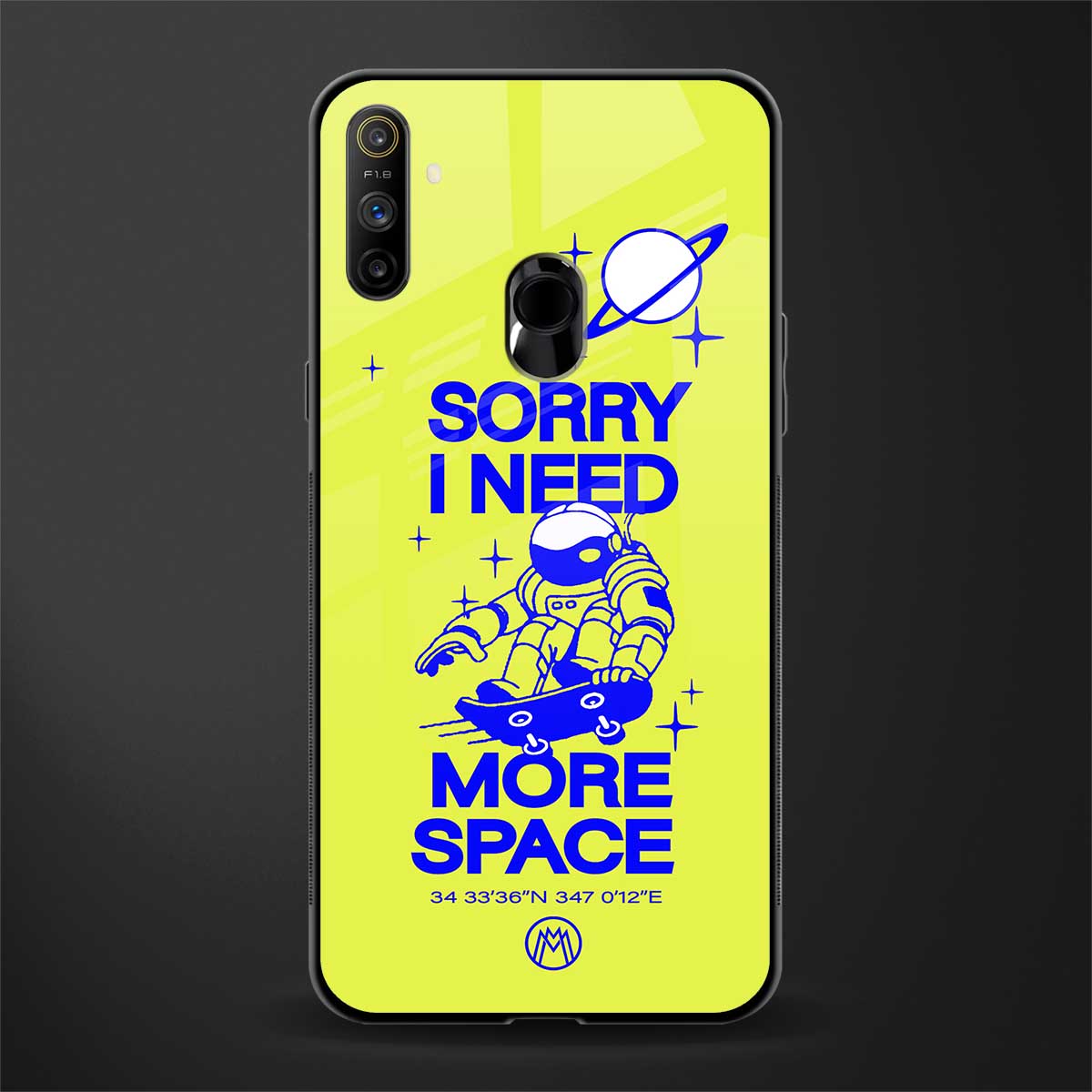 i need more space glass case for realme narzo 10a image