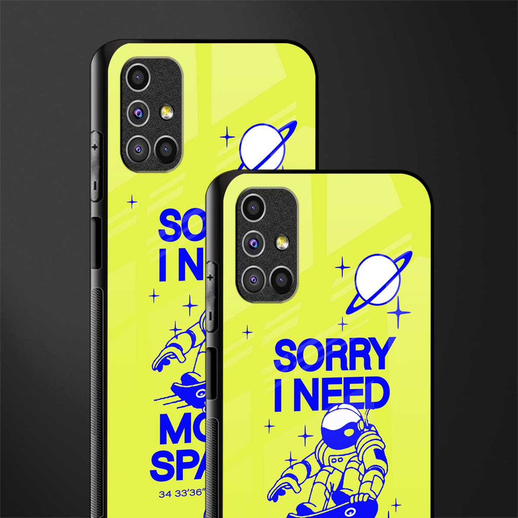 i need more space glass case for samsung galaxy m51 image-2