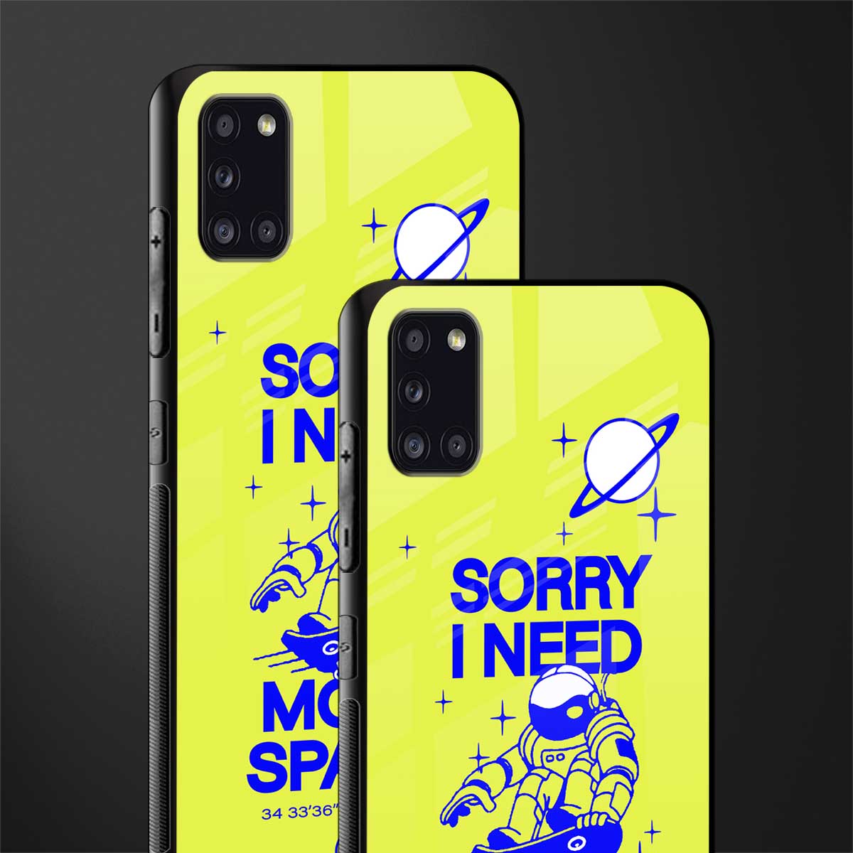 i need more space glass case for samsung galaxy a31 image-2