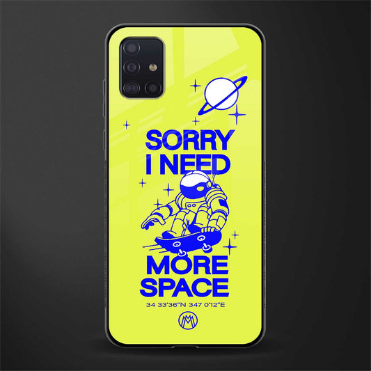 i need more space glass case for samsung galaxy a71 image