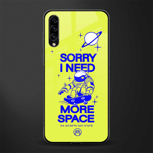 i need more space glass case for samsung galaxy a70 image