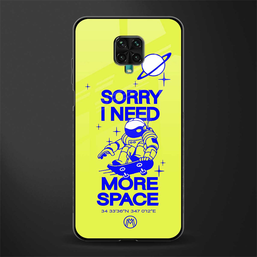 i need more space glass case for redmi note 9 pro image