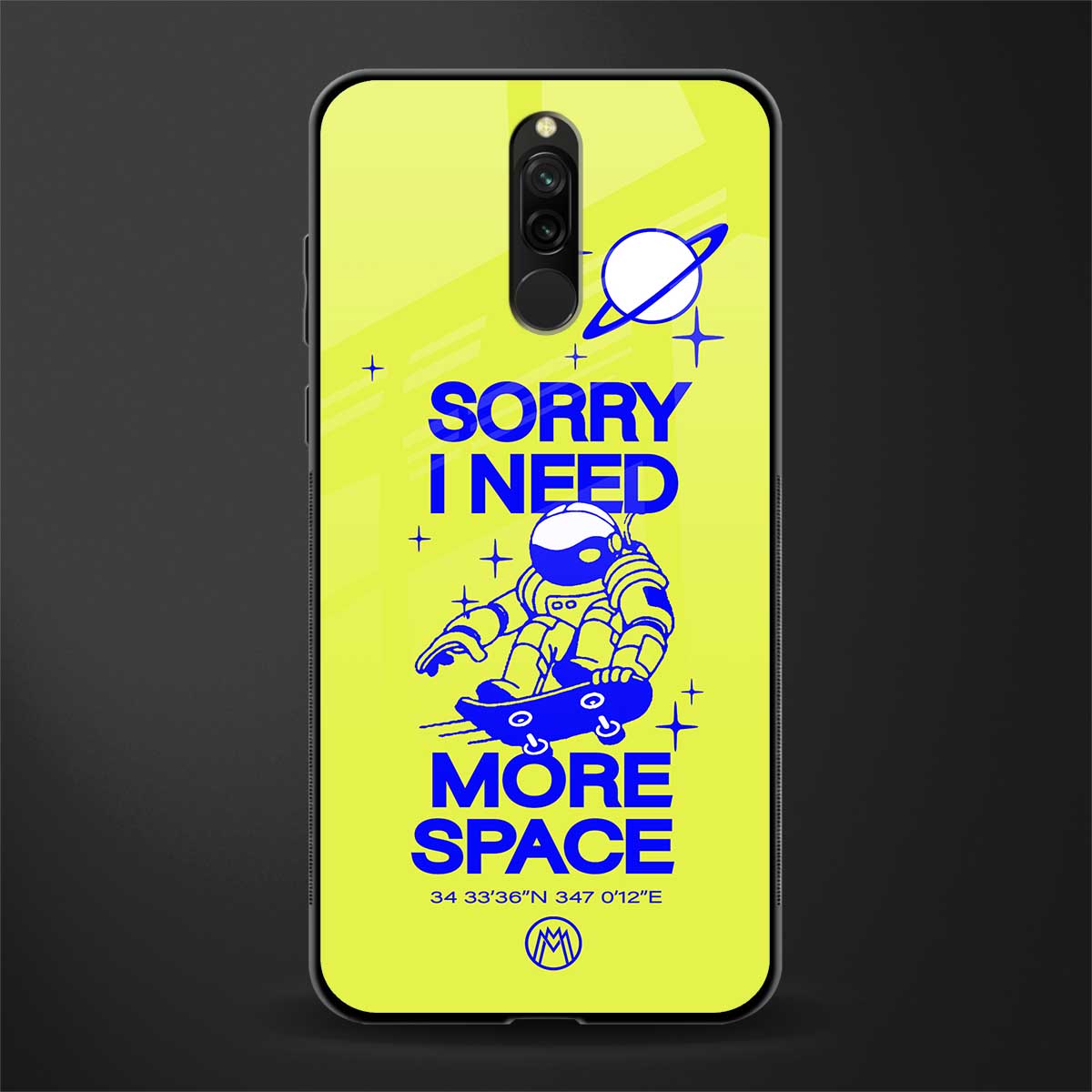 i need more space glass case for redmi 8 image