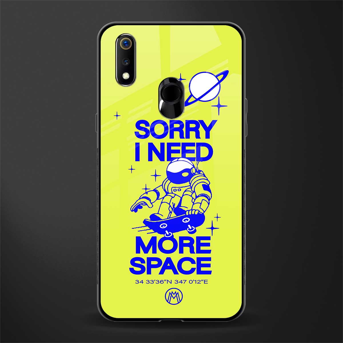 i need more space glass case for realme 3 pro image