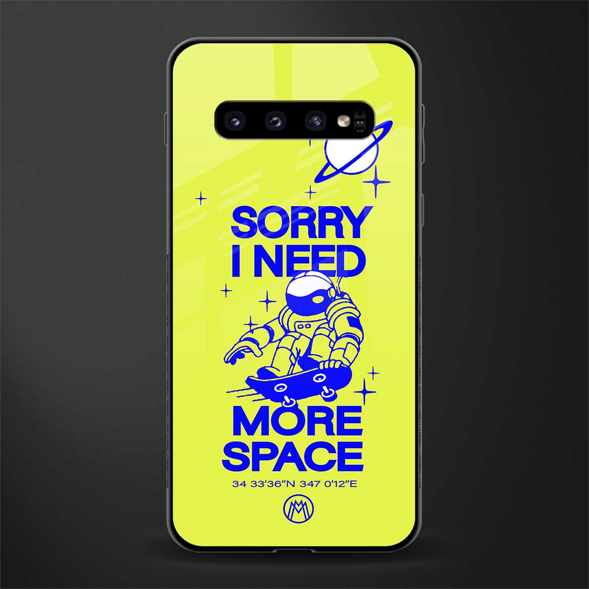 i need more space glass case for samsung galaxy s10 image