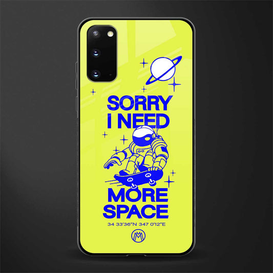 i need more space glass case for samsung galaxy s20 image
