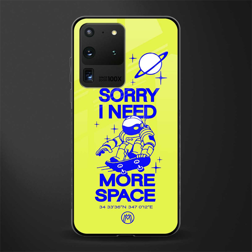 i need more space glass case for samsung galaxy s20 ultra image