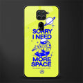 i need more space glass case for redmi note 9 image