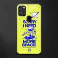 i need more space glass case for samsung galaxy a21s image