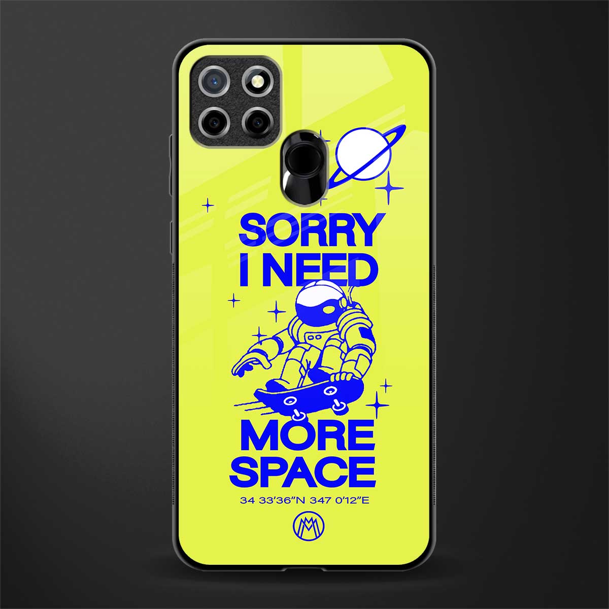 i need more space glass case for realme narzo 20 image