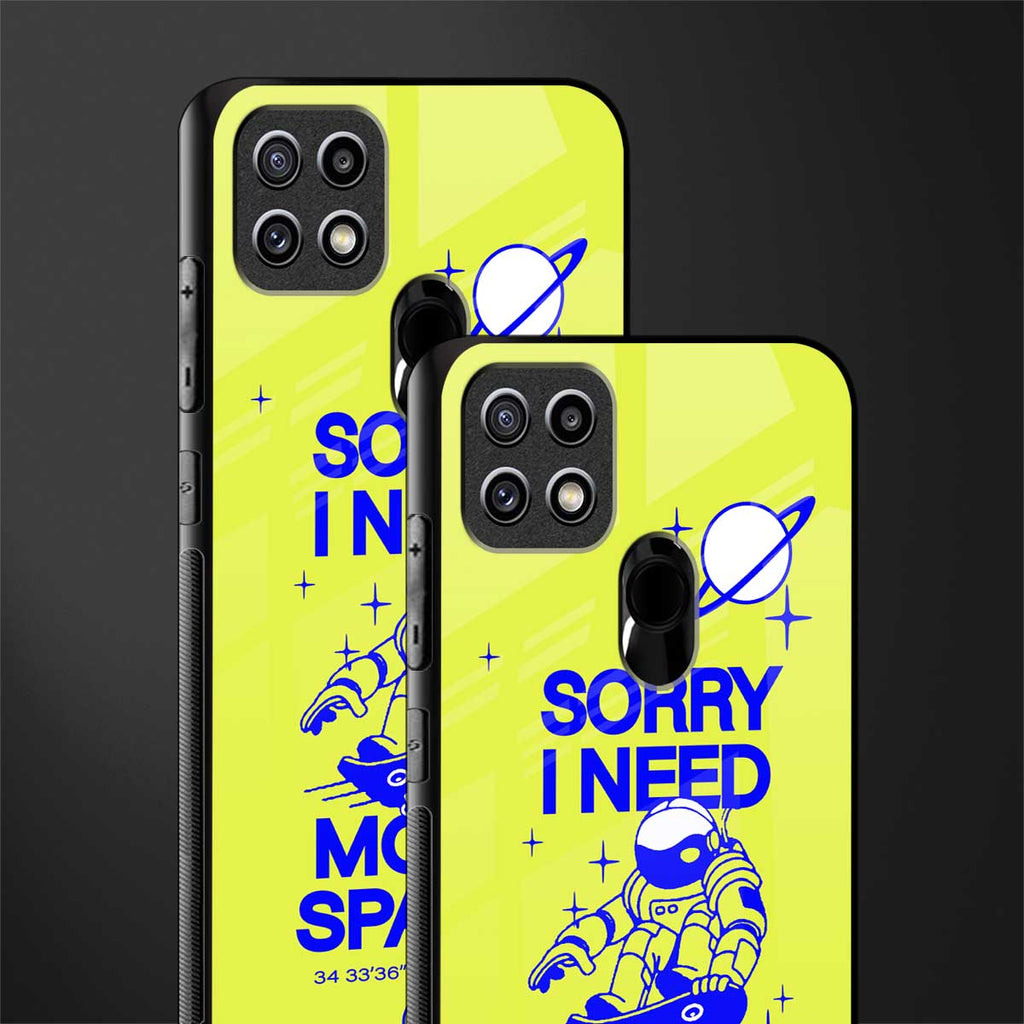 i need more space glass case for oppo a15 image-2