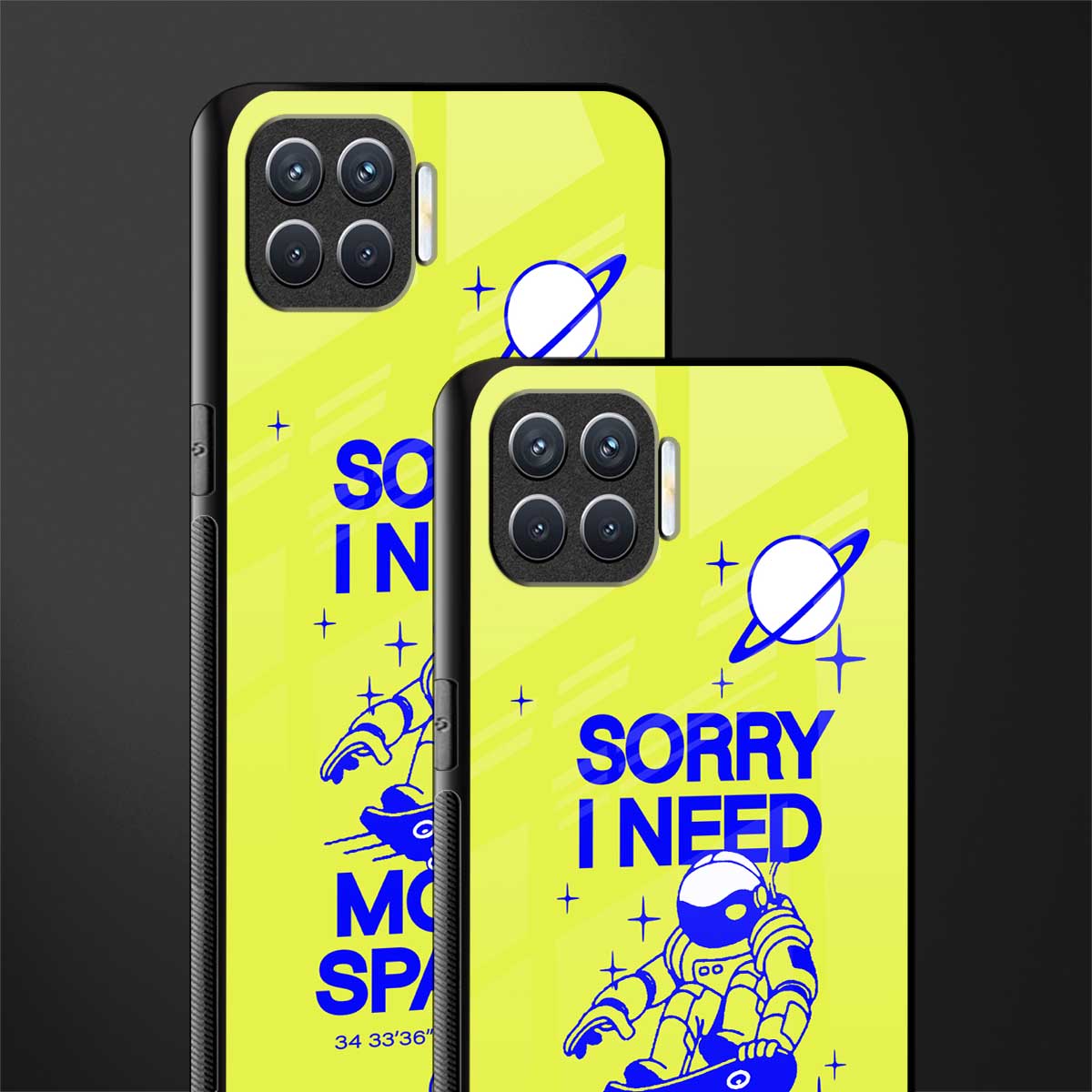 i need more space glass case for oppo f17 image-2