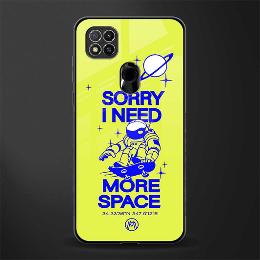 i need more space glass case for redmi 9 image