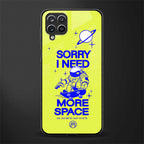 i need more space glass case for samsung galaxy a12 image