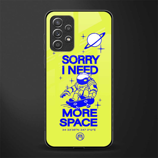 i need more space glass case for samsung galaxy a72 image