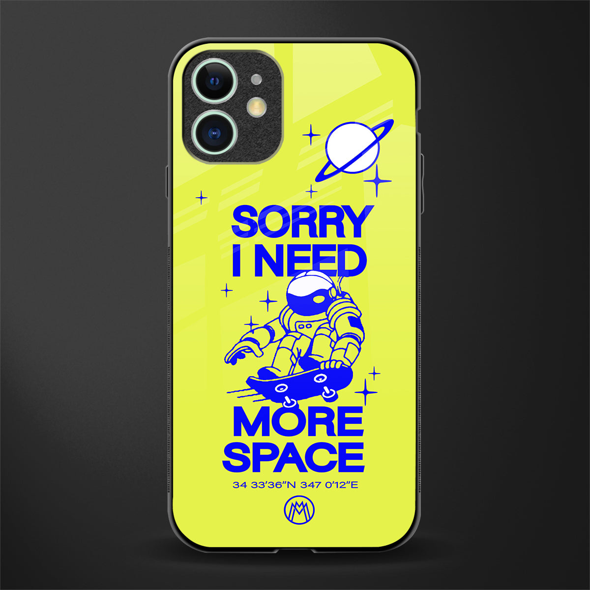 i need more space glass case for iphone 11 image