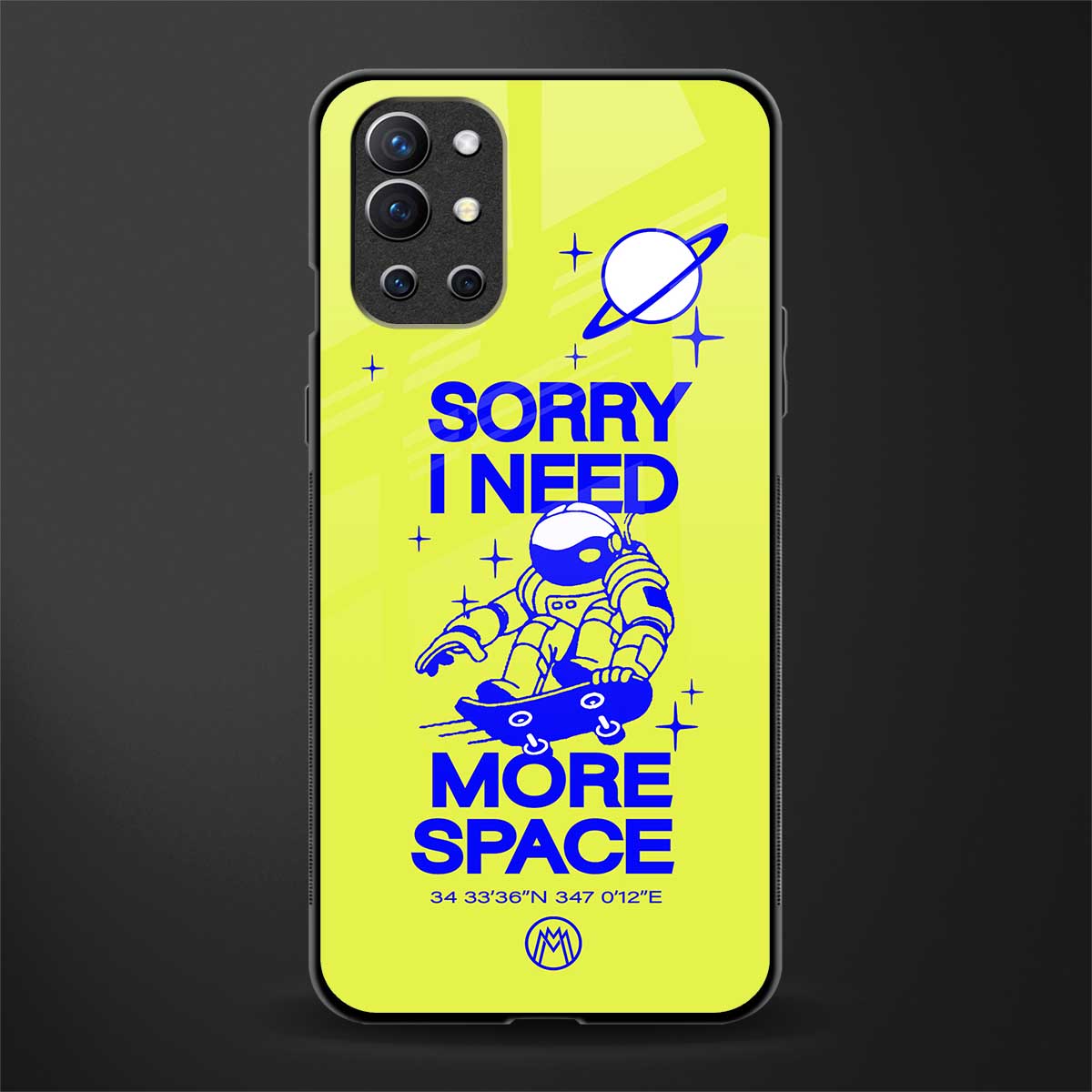 i need more space glass case for oneplus 9r image
