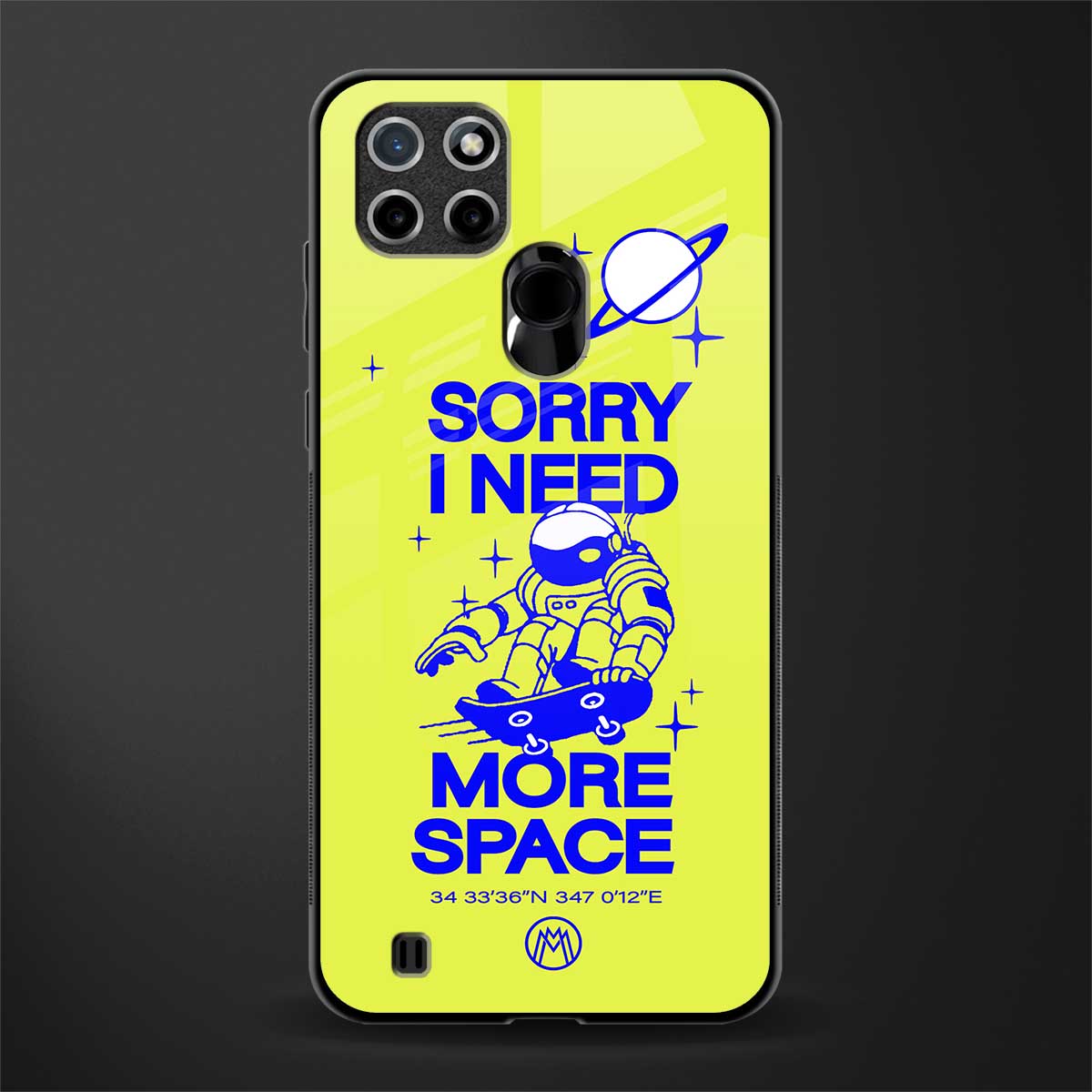 i need more space glass case for realme c21 image