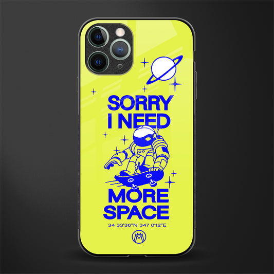 i need more space glass case for iphone 11 pro image