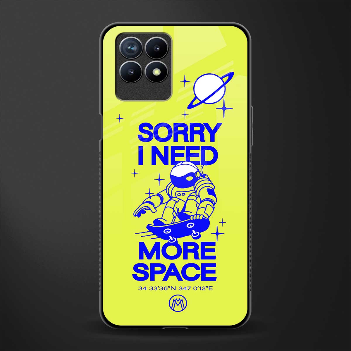 i need more space glass case for realme 8i image