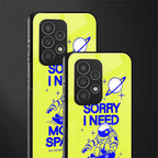 i need more space back phone cover | glass case for samsung galaxy a23