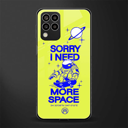 i need more space back phone cover | glass case for samsung galaxy m33 5g