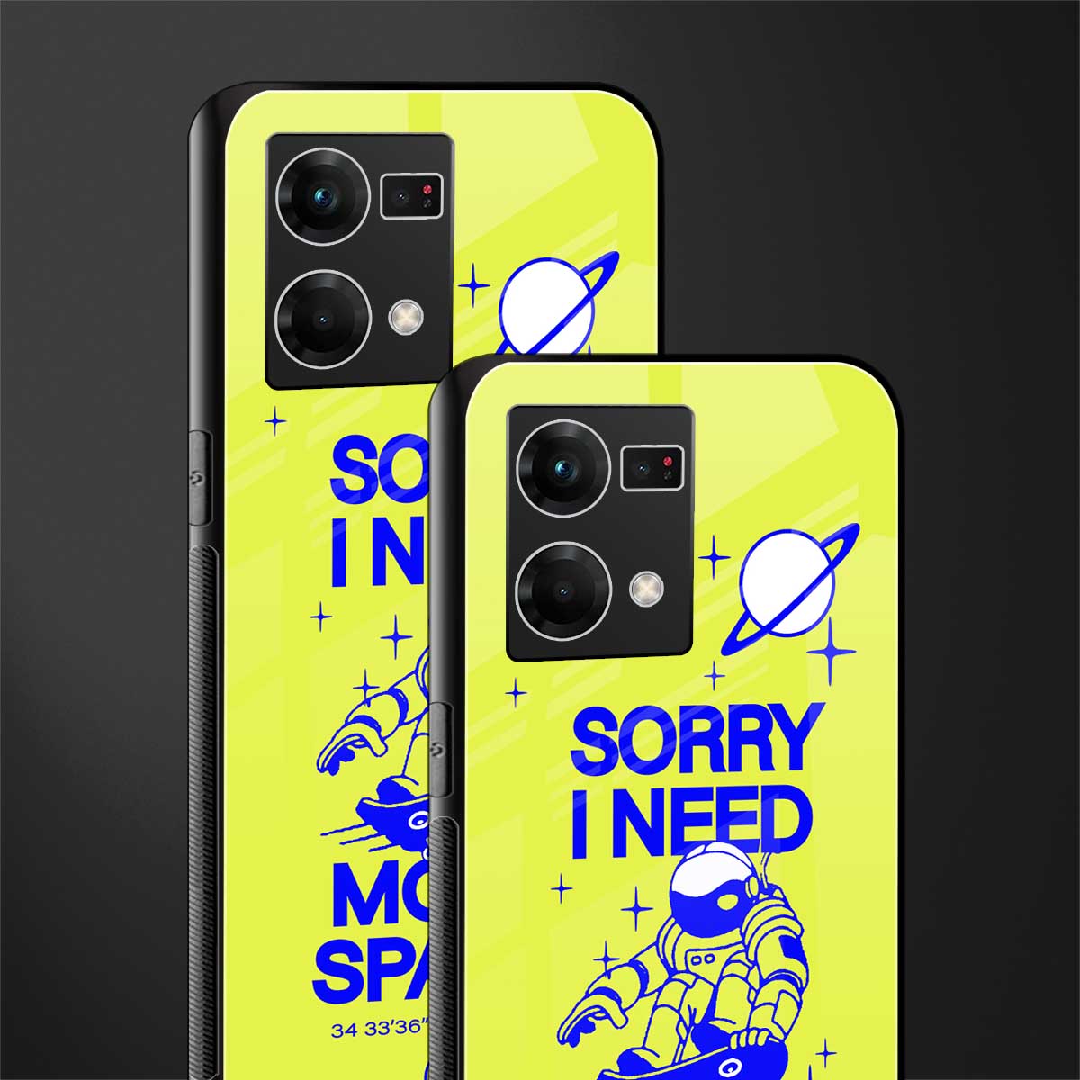 i need more space back phone cover | glass case for oppo f21 pro 4g