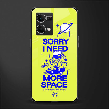 i need more space back phone cover | glass case for oppo f21 pro 4g