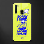 i need more space glass case for samsung a21 image