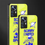 i need more space back phone cover | glass case for xiaomi 12 pro