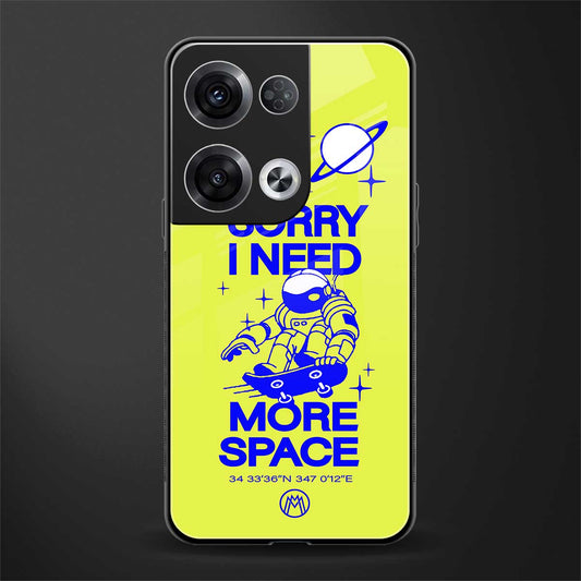 i need more space back phone cover | glass case for oppo reno 8