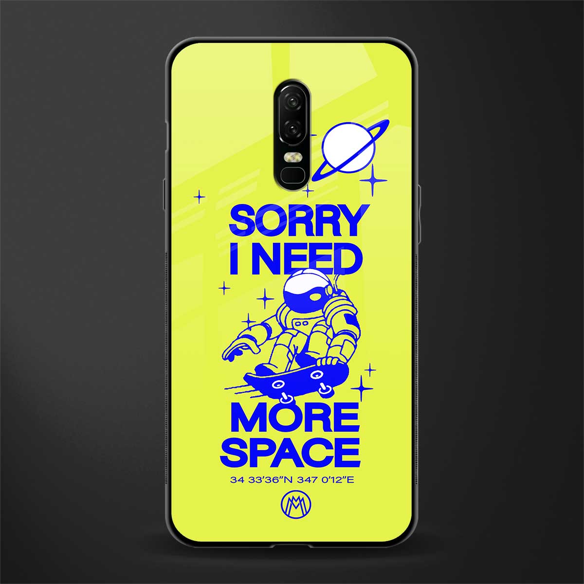 i need more space glass case for oneplus 6 image