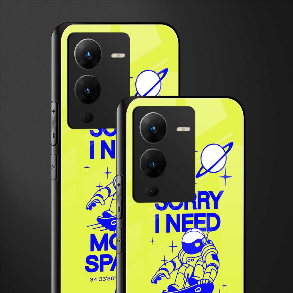 i need more space back phone cover | glass case for vivo v25 pro 5g