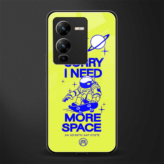 i need more space back phone cover | glass case for vivo v25 pro 5g