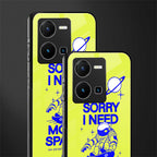 i need more space back phone cover | glass case for vivo y35 4g