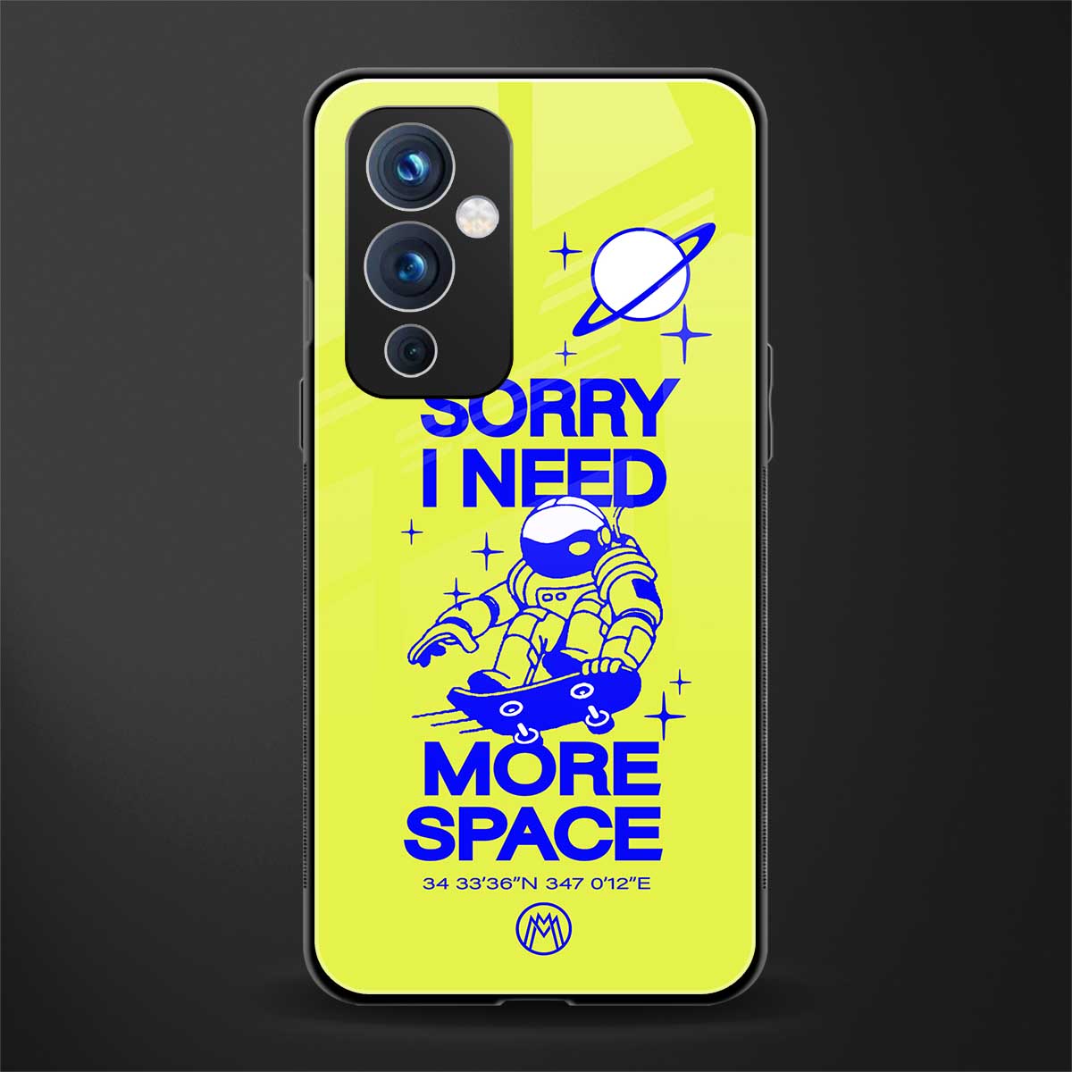 i need more space back phone cover | glass case for oneplus 9