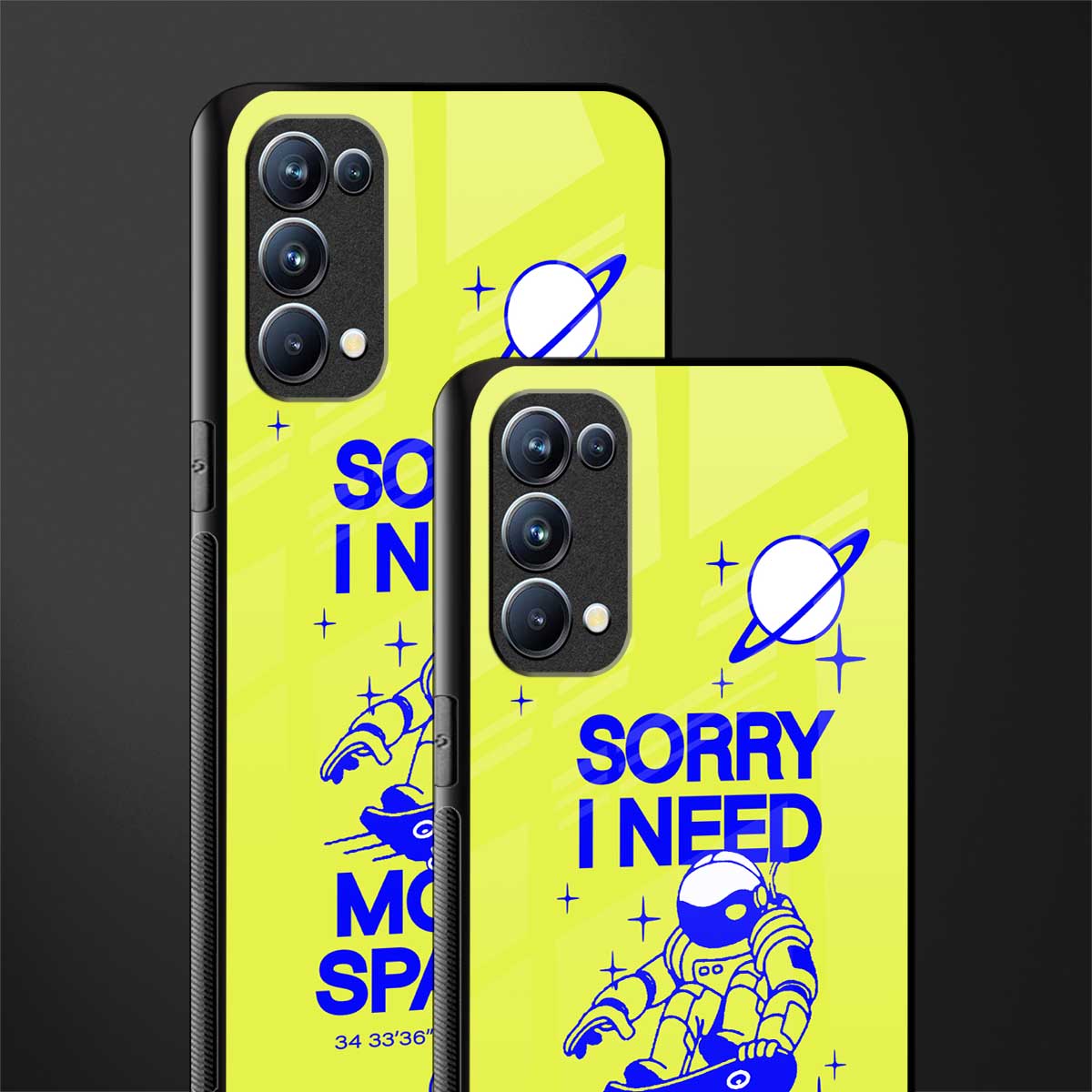 i need more space back phone cover | glass case for oppo reno 5