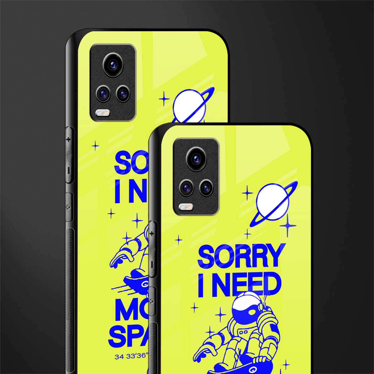 i need more space back phone cover | glass case for vivo v21e 4g