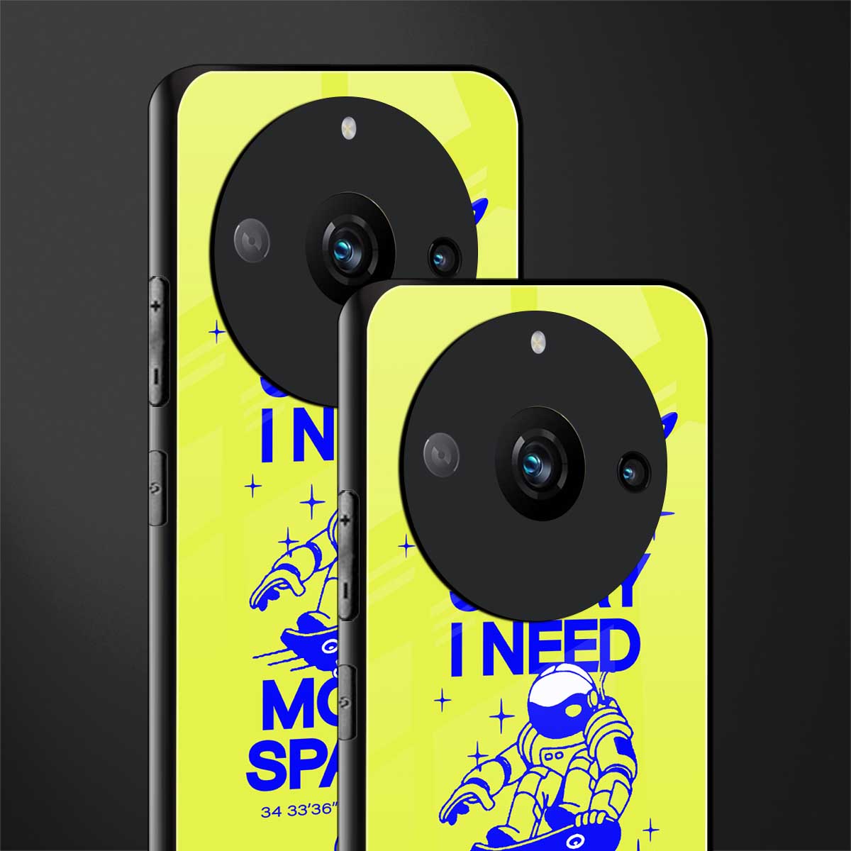 i need more space back phone cover | glass case for realme 11 pro 5g