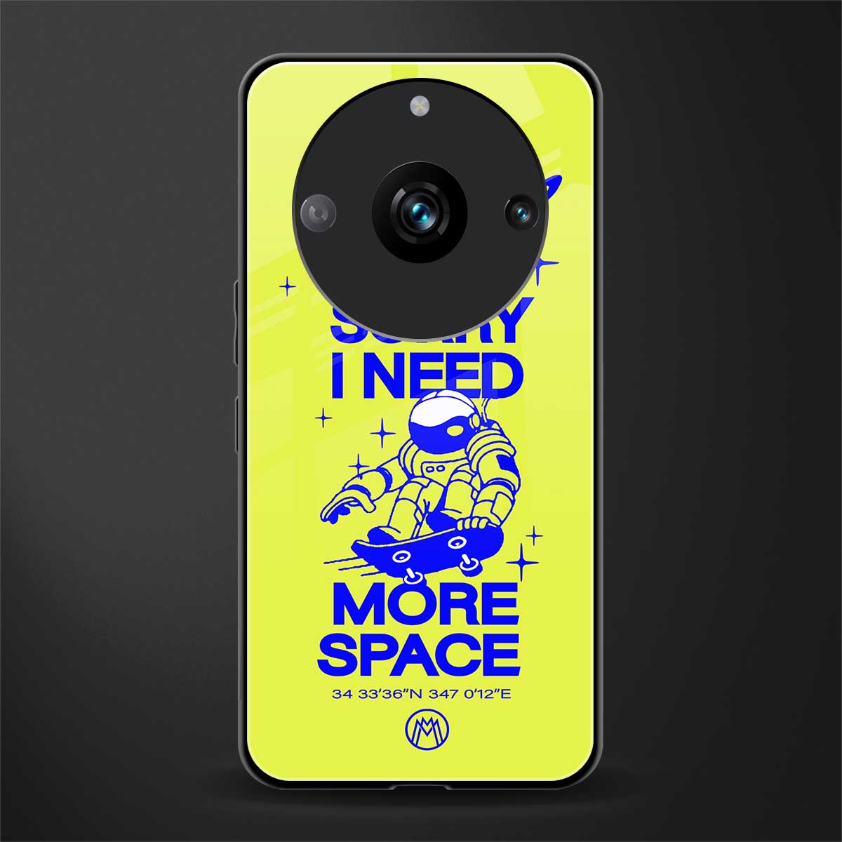 i need more space back phone cover | glass case for realme 11 pro 5g
