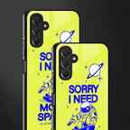 i need more space back phone cover | glass case for samsun galaxy a24 4g