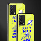 i need more space back phone cover | glass case for oppo a74 4g